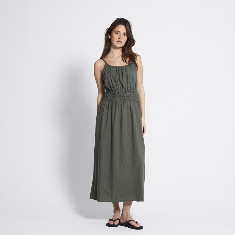 Linen-blend dress "Lillian"